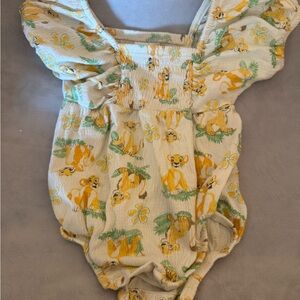 Lion king baby romper